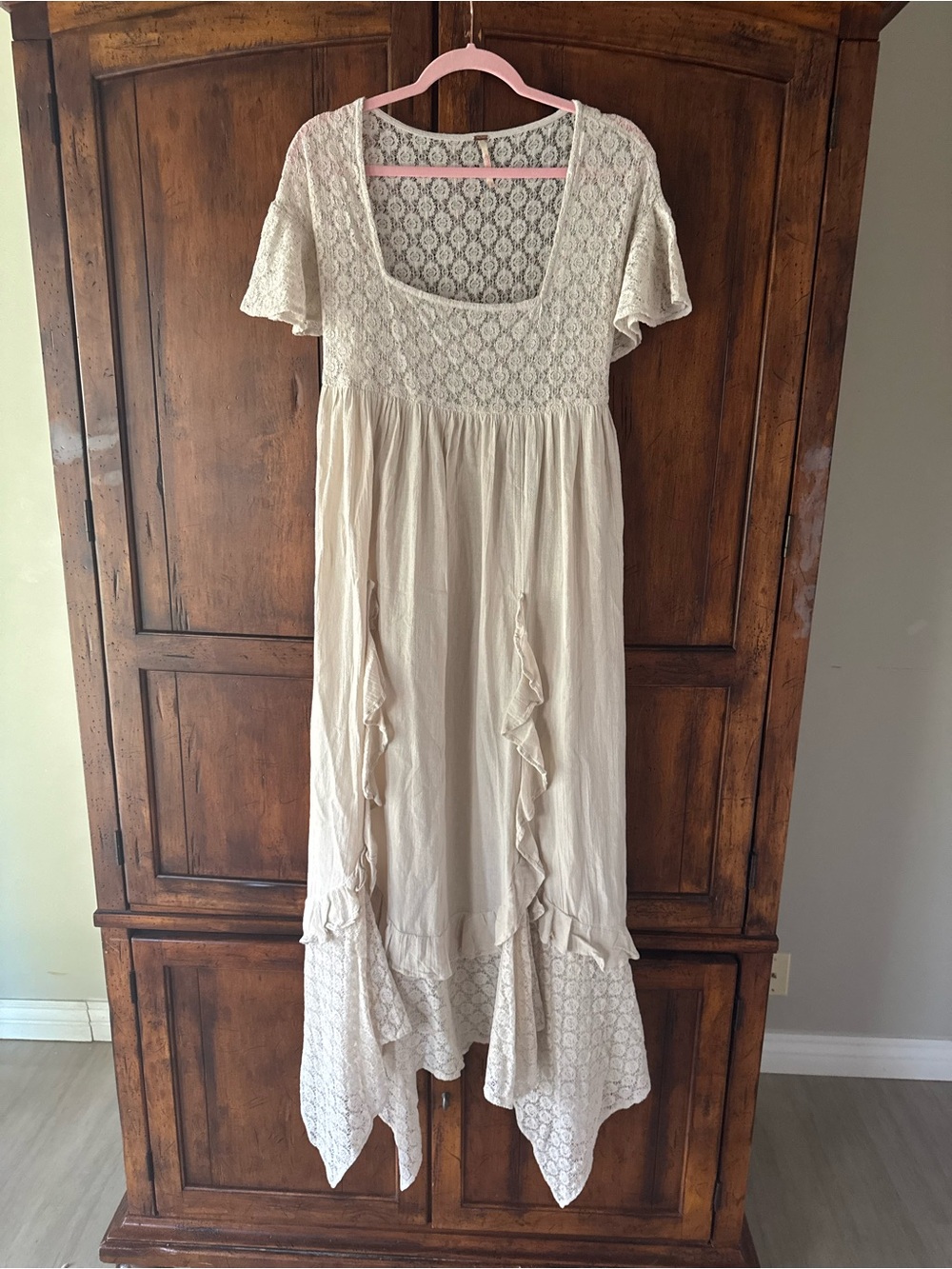 Free People Bring The Romance Midi Dress Size Small - Picture 6 of 9